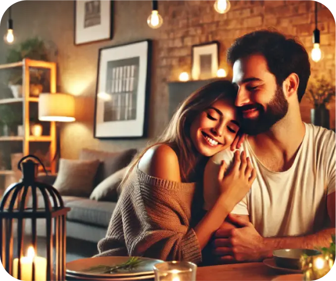 Pareja condones trojan